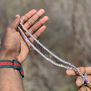 Ankh Cross Pendant & Tennis Chain - Water ATL