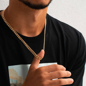 Solid Gold Curb Cuban Chain - Water ATL