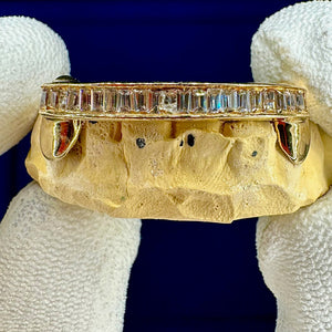 Baguette Diamond Bar & Canine Grillz - Water ATL