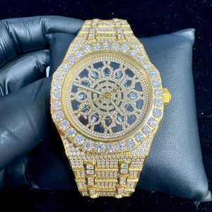 Royal Precision Skeleton Moissanite Watch - Water ATL