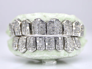 Invisible Set Princess Cut Diamond Grillz - Water ATL