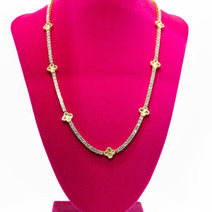 Serenity Clover Tennis Necklace