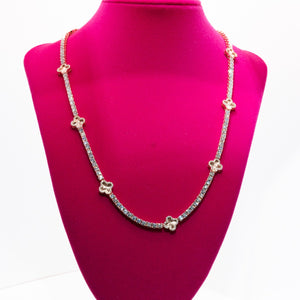 Serenity Clover Tennis Necklace