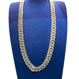 Baguette Cuban Link Chain (18mm)