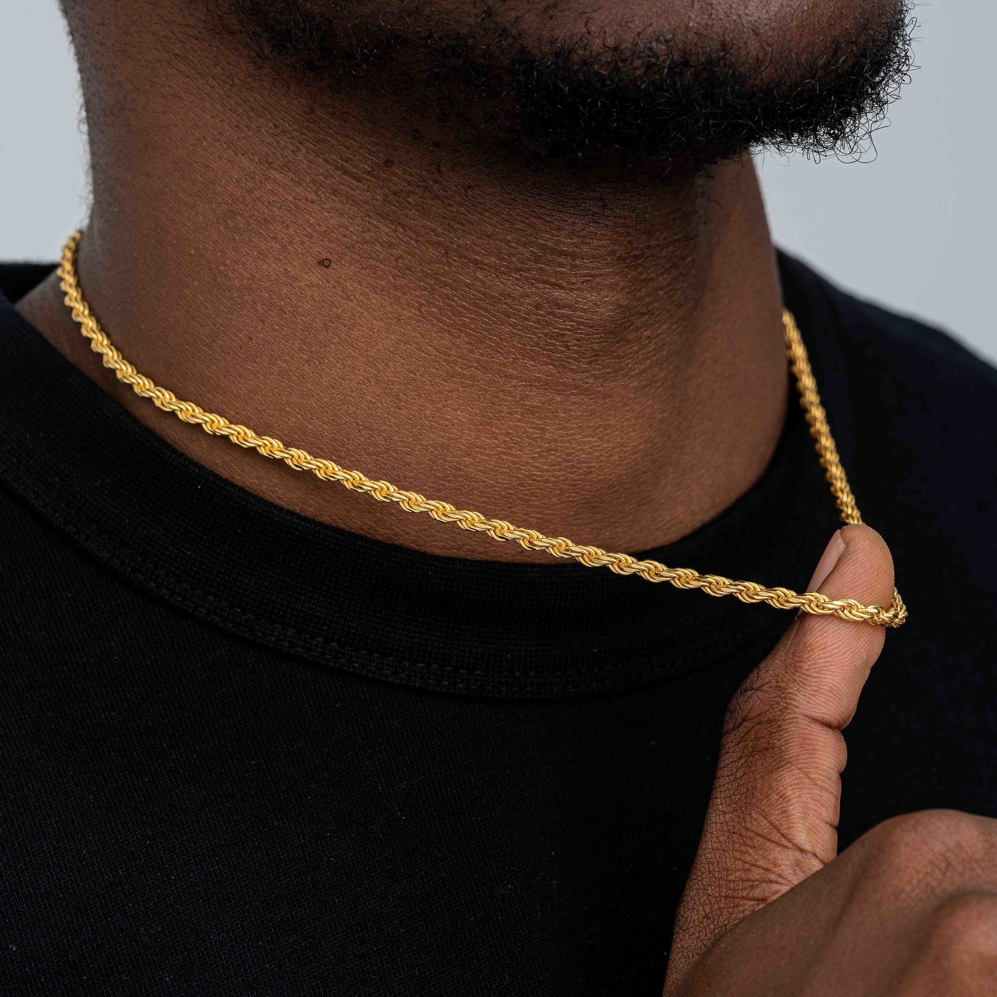 4mm Gold Rope Chain - Patrice Diamonds