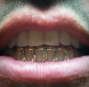 Bottom 6 Open Face Grillz - Water ATL